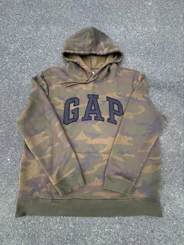 새상품급 갭 GAP 후드티 카모 패턴 XL 남성용 후드 카모플라주 속기모