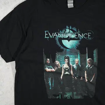 밴딩 T Evanescence 에반에센스 티셔츠 메탈 락 T