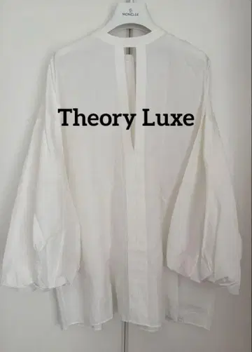 새상품급 theory luxe 화이트 벌룬 슬리브 셔츠 전후 2웨이