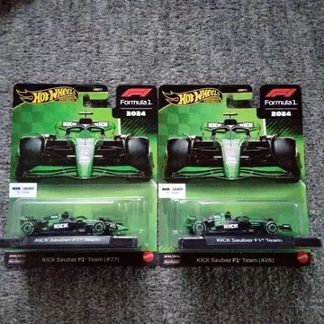 핫휠 KICK Sauber F1 Team ( #77 ) ( #24 )
