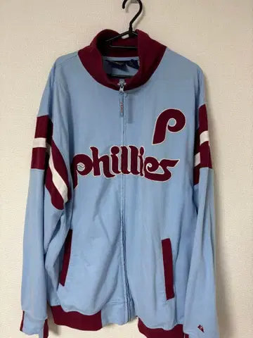 Phillies 집업 자켓 라이트 블루