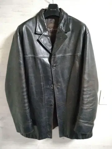 블랙 가죽 자켓 오버 사이즈 leather carcoat