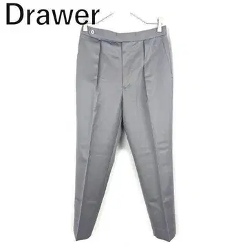 드로어 Drawer 팬츠 테이퍼드 팬츠 그레이