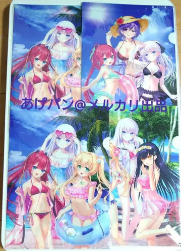 Summer Pockets 썸머포켓츠 클리어 파일 2매 세트 4세트