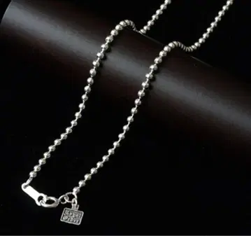 ROYAL ORDER 로얄오더 실버 볼 체인 목걸이