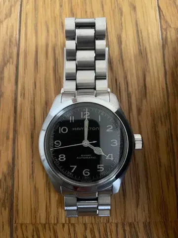 해밀턴 카키 필드 머프 38mm 스테인리스 벨트
