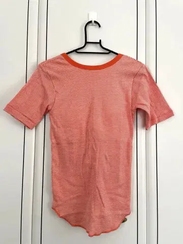ameri vintage 아메리 T셔츠 2장 세트 오렌지 아이보리