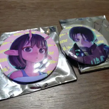 밀키 웨이 빌레반 배지 2개 세트 카트 & 치하루