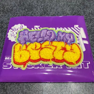 BE:FIRST 복슬복슬 자수 스티커 Hello My 'BESTY'