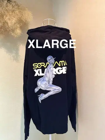 XLARGE 그래픽 프린트 후드티