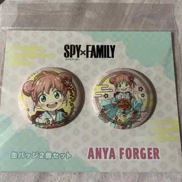 SPY x FAMILY 캔뱃지 2개 세트 아냐 포저 TaS10th