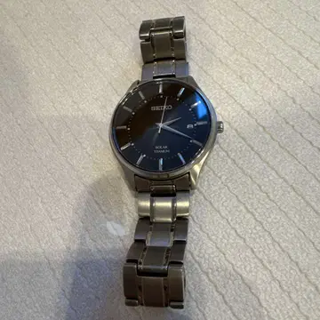 SEIKO 솔라 티타늄 V157-0BX0 남성용 쿼츠