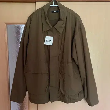 시착만 한 상품! UNIQLO C 유니클로 코튼 숏 블루종 브라운 M