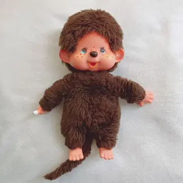 쇼와 레트로 몽치치 블루 아이 봉제 인형 빈티지