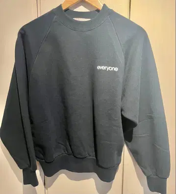 everyone original 로고 크루 스웨트 S 사이즈