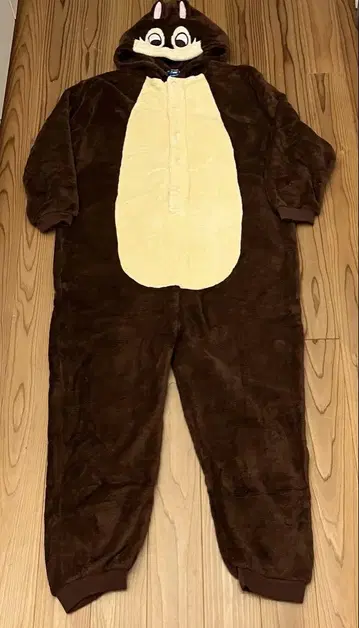 Disney 칩 후드 부착 룸웨어