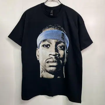 앨런 아이버슨 BIG FACE TEE [ XL 사이즈 ] 티셔츠 블랙