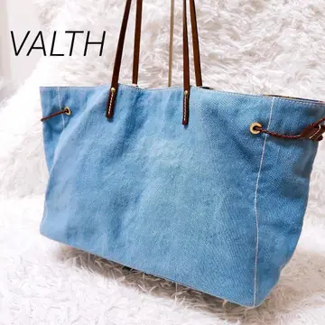 [ VALTH ] 발스 데님 토트백 대용량 블루