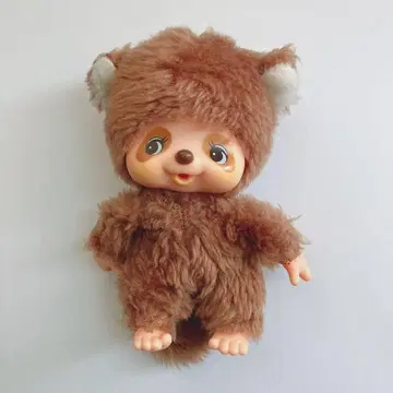 1970년대 쇼와 레트로 몬치치 타누타누 봉제 인형 빈티지