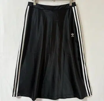 adidas 아디다스 트레포일 라인 미디 스커트 블랙 L 사이즈