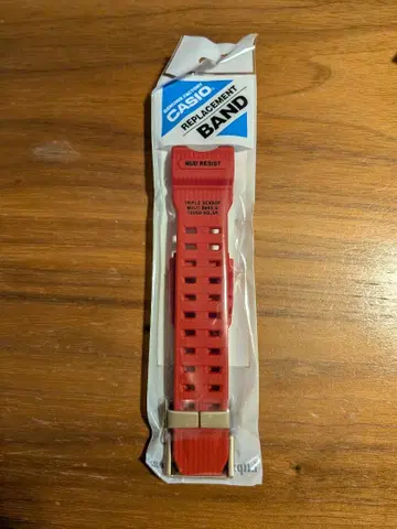 CASIO DWG-1000GB-4A 교환 밴드 레드