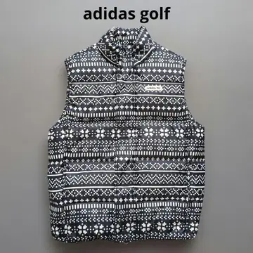 [ 새상품급 ] 아디다스 골프 충전솜 다운 베스트 네이비 M