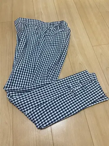 핏모어 깅엄 체크 팬츠 PS 네이비