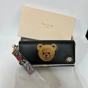 폴앤조 곰 자수 장지갑