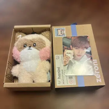 zeroni 하니니 봉제 인형 장하오 트레이딩 카드