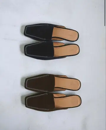 VelourSlideShoes anuke 네이비 37