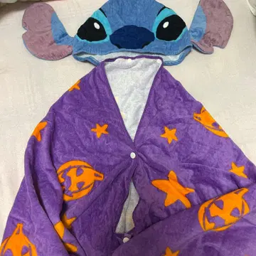 디즈니 할로윈 망토 타월 스티치