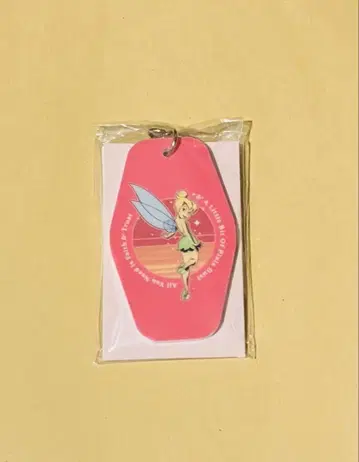 디즈니&픽사 호텔 택풍 키링 팅커벨