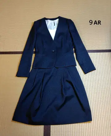 네이비 자켓 스커트 세트 9AR