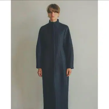 CLANE CONSTRUCTIVE LONG COAT 네이비 클라네