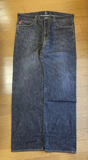 00s 초와이드 denim black y2k