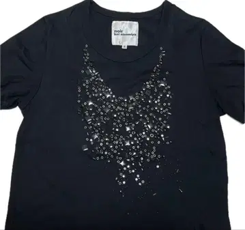 noir kei ninomiya 14ss 큐빅 T셔츠