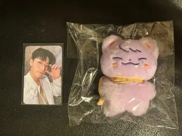 ATEEZ 산 봉제 인형 산냥이 트레이딩 카드