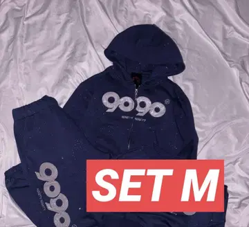 9090girl 셋업 OG Logo Glitter