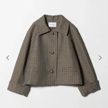 UNITED ARROWS 체크 숏 자켓 S 사이즈