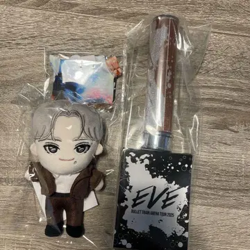 초특급 EVE 마사히로 응원봉 봉제 인형 세트
