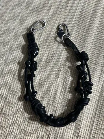 GUIDI 가죽 지갑 체인 키체인