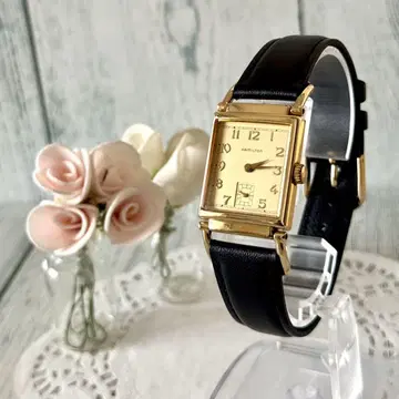 [ 레어 ] HAMILTON 손목시계 해밀턴 윌셔 골드 6174A