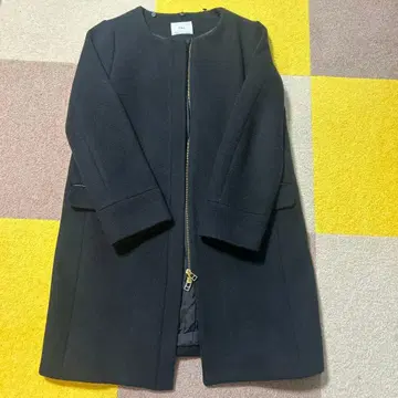 iENA 다크 그레이 롱 코트