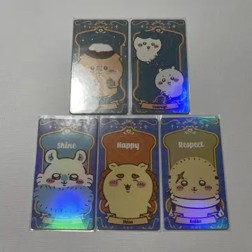 한국 치이카와 (먼작귀) 타로 카드 5장 세트