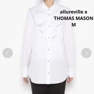allureville THOMAS MASON 프론트 프릴 셔츠