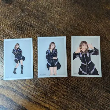 나카가와 루카 블랙 의상 스티커 3장 세트