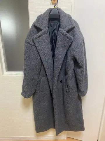 SH_KI 보아 롱 코트
