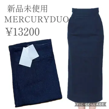 [ 미사용 새상품 ] MERCURYCUO 펜슬 타이트 스커트 M