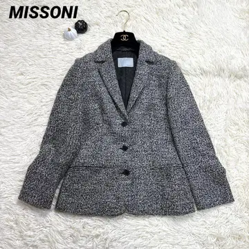 MISSONI 미쏘니 테일러드 자켓 트위드 가을/겨울 이탈리아제 M