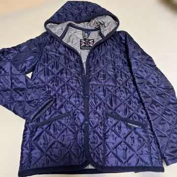 LAVENHAM 퀼팅 자켓 퍼플 컬러 36
